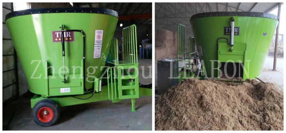 Tmr Animal Cattle Feed Mill Mixer Livestock Feed Grinder Crusher Mixer