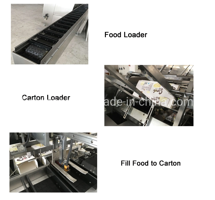 Automatic Sifting Six Jelly and Cartoning Carton Box Packing Machine