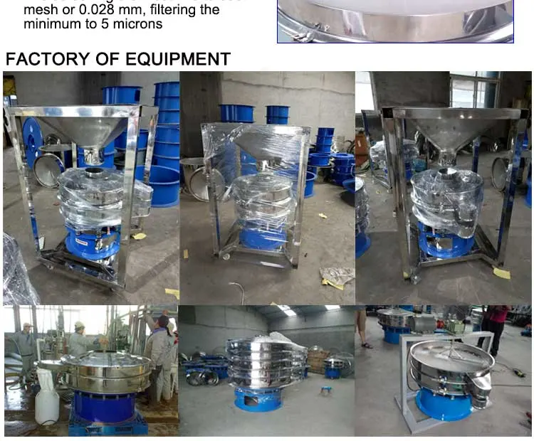 High Quality Corn Sifting Machine Vibrating Shaker Stainless Steel Vibrate Screen Classifier