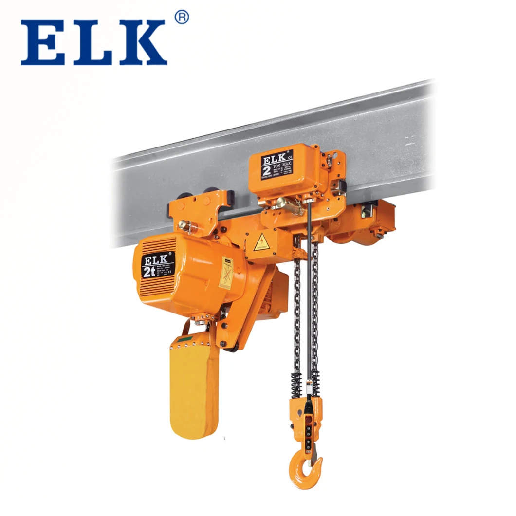 Low Headroom Electric Chain Hoist Lifting Equipment 10 Ton