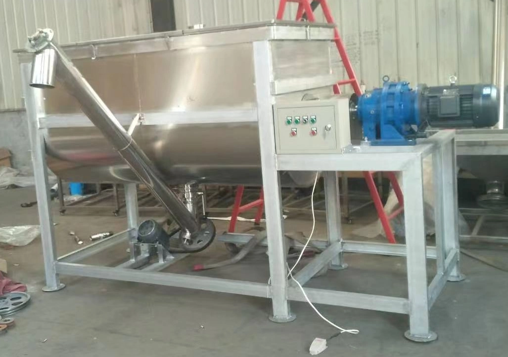 Dyjx Dry Powder Horizontal Ribbon Mixer Mixing and Blending Machine for Mushroom Wall Putty Grain Feed 50L