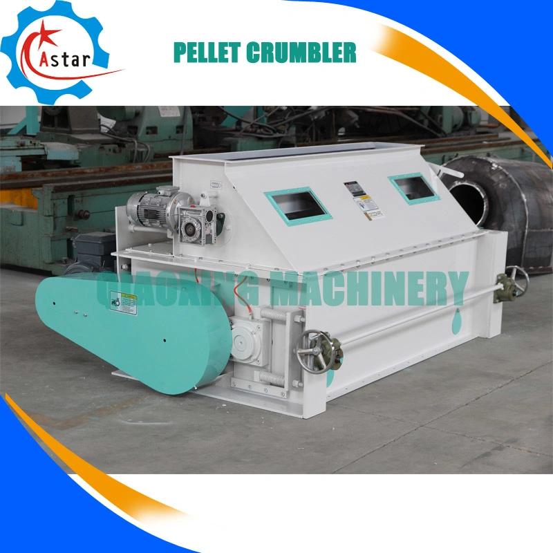 Chicken Poultry Feed Pellet Roller Crumbler