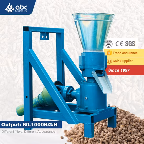 Macchina per la lavorazione dei mangimi per cavalli, pecore, mangimi per bestiame, mulino a pellet con CE