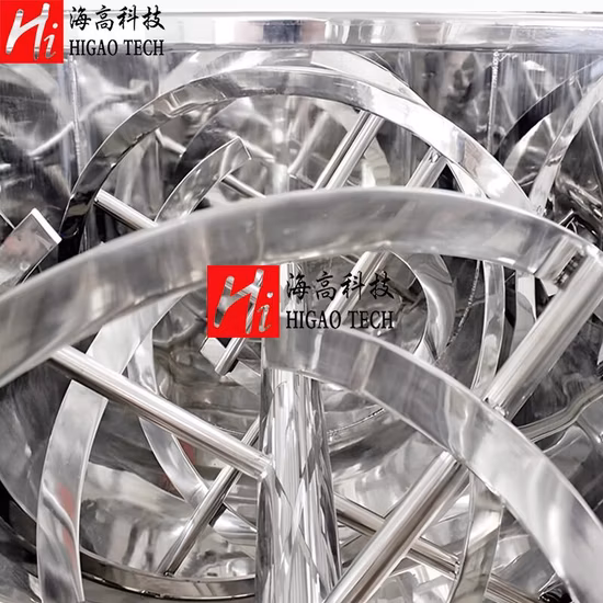 Miscelatore a nastro, miscelatore detersivo, cemento/alimentatore/doppio nastro/miscelatore